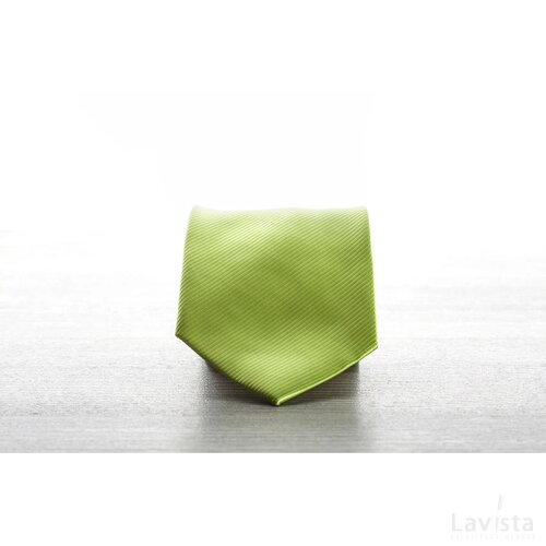 Colours Polyester Stropdas Lime Groen