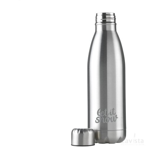 Topflask 500 Ml Waterfles Zilver