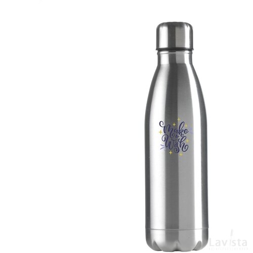 Topflask 500 Ml Waterfles Zilver