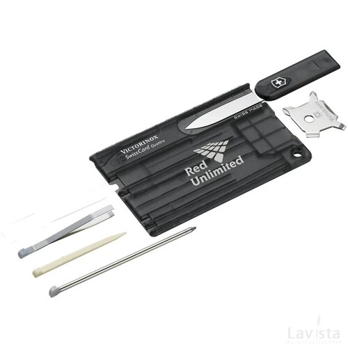 Swisscard Quattro Transparant Zwart