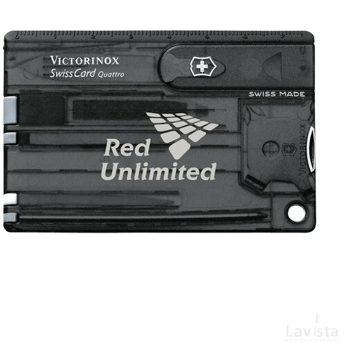Swisscard Quattro Transparant Zwart