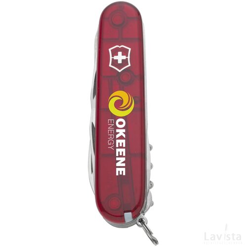 Vitorinox Huntsman Zakmes Transparant Rood