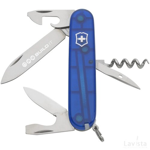 Victorinox Spartan Zakmes Transparant Blauw