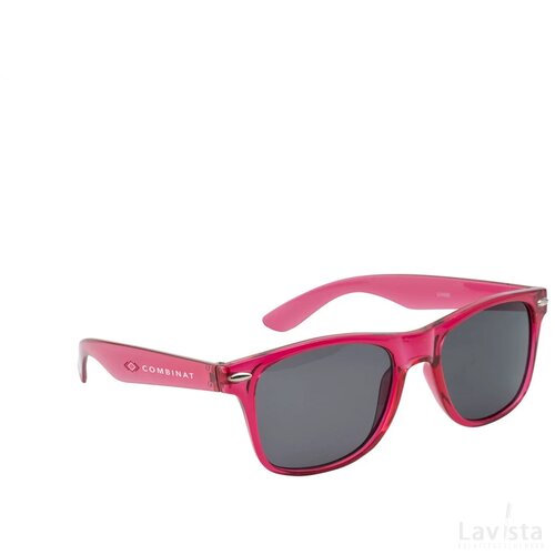 Malibu Trans Zonnebril Transparant Rood