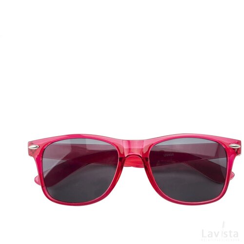 Malibu Trans Zonnebril Transparant Rood