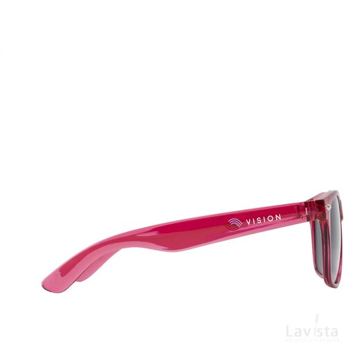 Malibu Trans Zonnebril Transparant Rood