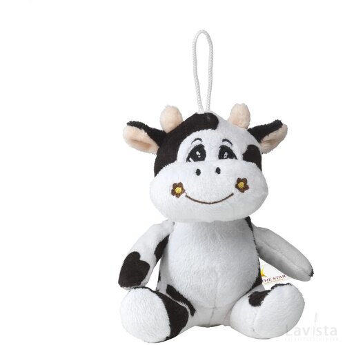 Animal Friend Cow Knuffel Zwart/Wit