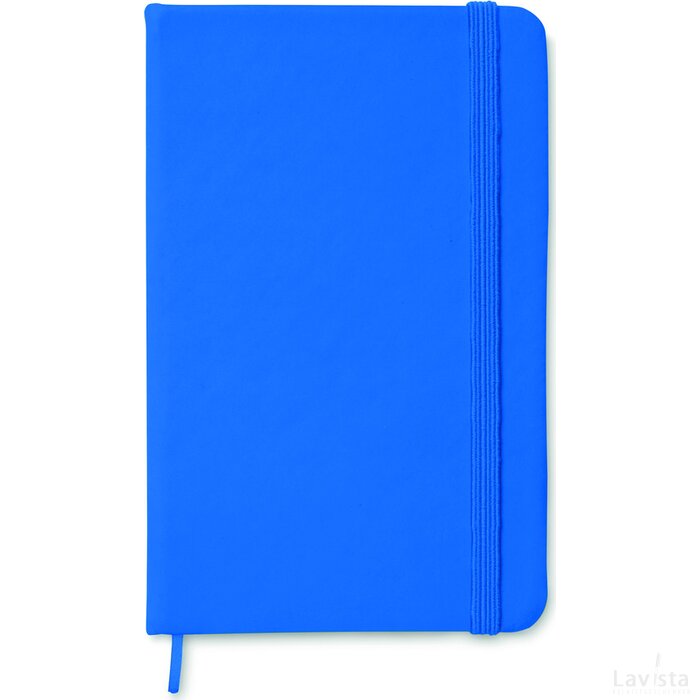 A6 notitieboekje, gelinieerd Notelux royal blauw