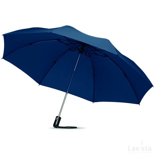 Opvouwbare reversible paraplu Dundee foldable blauw
