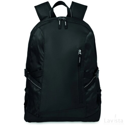 Polyester laptoprugtas Tecnotrek zwart