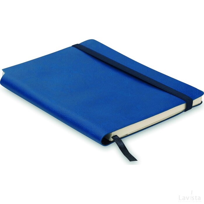 Pu notitieboek Softnote blauw