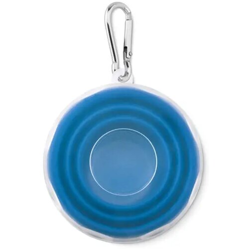 Opvouwbare siliconen beker Cup pill blauw