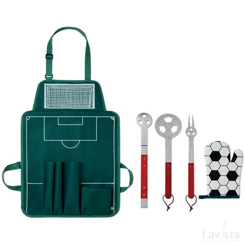 Voetbal bbq-set Donau bally groen