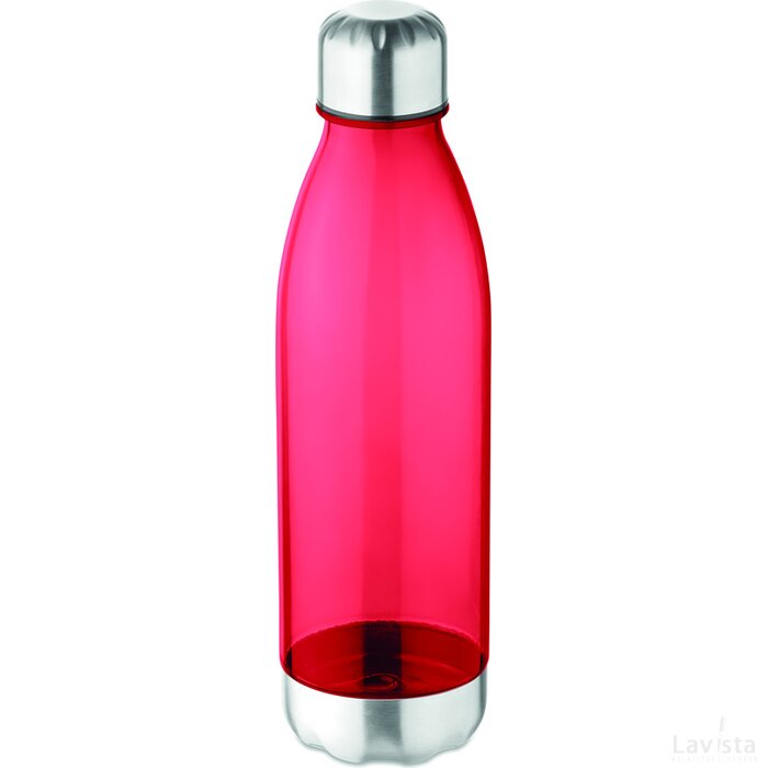 Drinkfles tritan™ 600 ml Aspen transparant rood