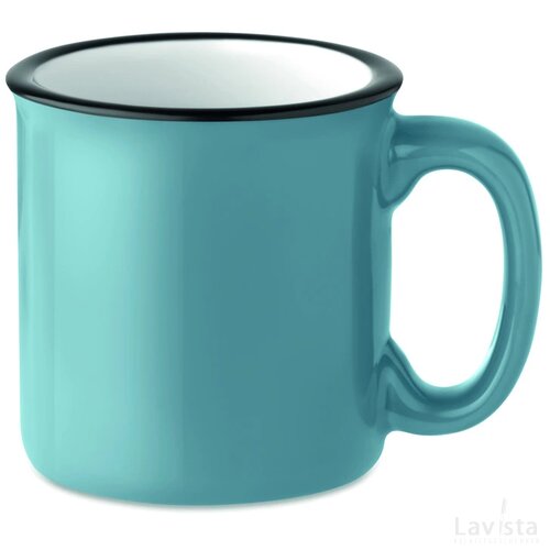 Keramische vintage beker Tweenies blauw