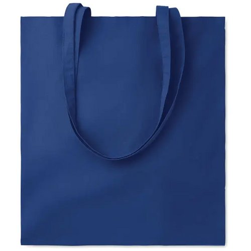 Katoenen boodschappentas Cottonel colour + blauw