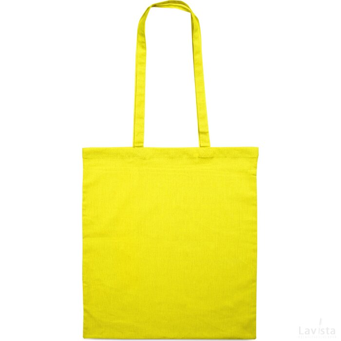Katoenen boodschappentas Cottonel colour + geel