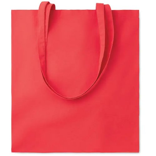 Katoenen boodschappentas Cottonel colour + rood