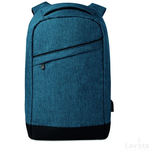 Nylon rugtas Berlin blauw