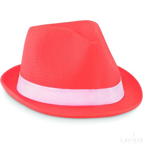 Polyester zonnehoed Woogie oranje