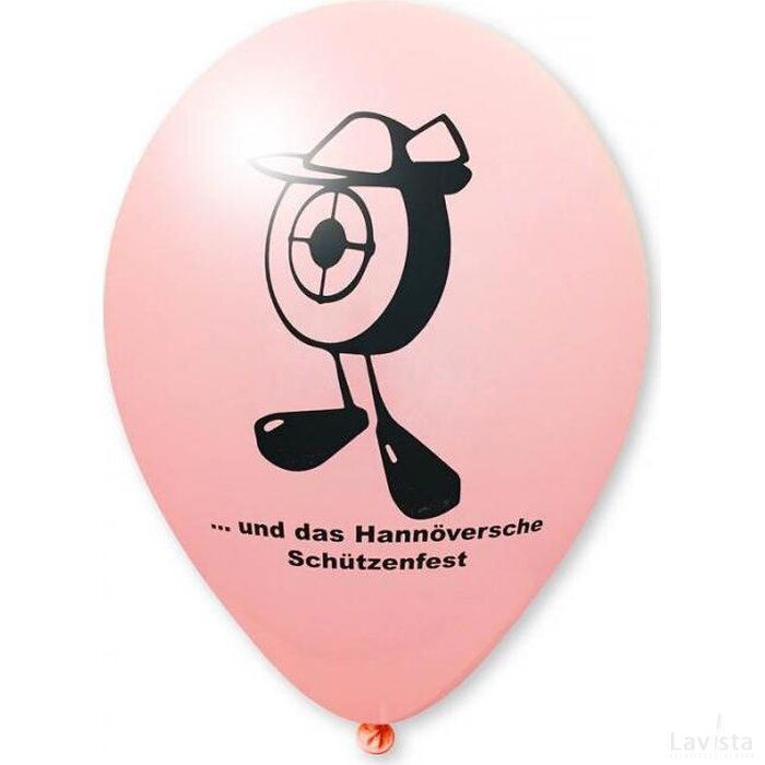 Ballon 85/95 cm kleine oplage roze