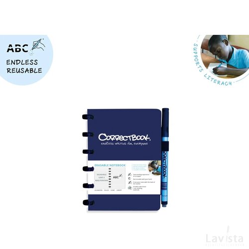 Correctbook A6 Blauw