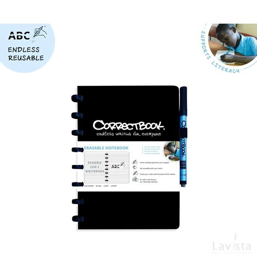 Correctbook A5 Zwart