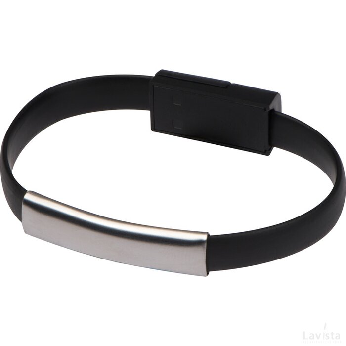 USB Armband zwart