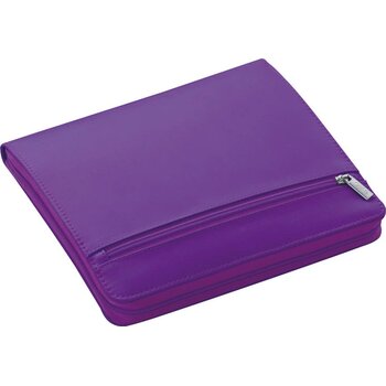 Schrijfmap nylon paars purple roze