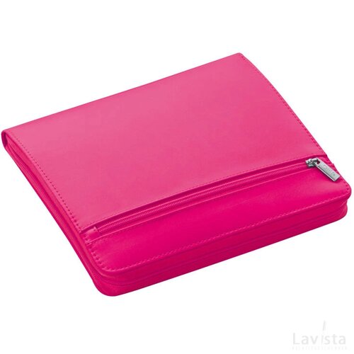 Schrijfmap nylon roze paars