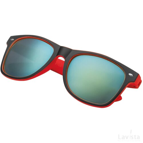 Bicolour Zonnebril rood