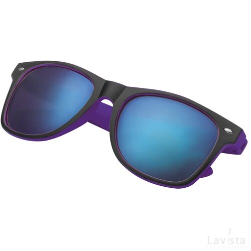 Bicolour Zonnebril paars purple roze