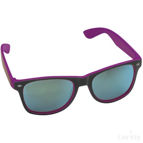 Bicolour Zonnebril paars purple roze