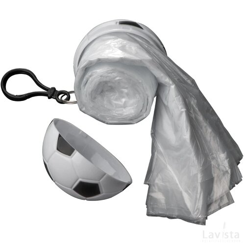 Regenponcho in voetbal multicolored meerkleurig