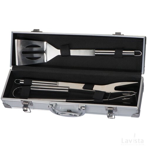 Grillkoffer grijs silvergrey zilvergrijs