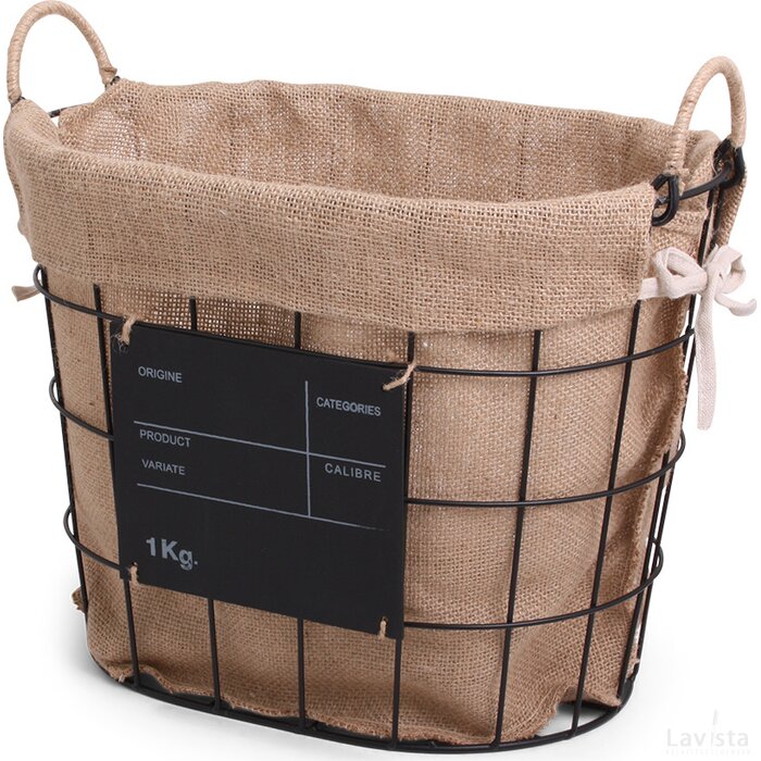 SENZA Iron Basket Brasserie Round