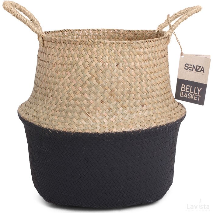 SENZA Belly Basket Natural/Black