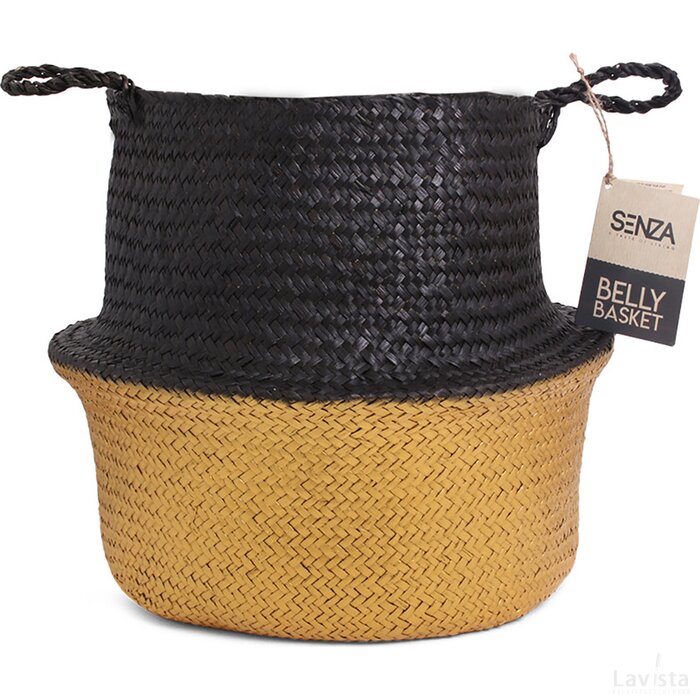 SENZA Belly Basket Black/Gold