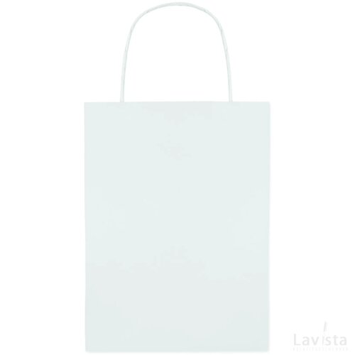 Papieren tas klein 150 gr/m² Paper small wit