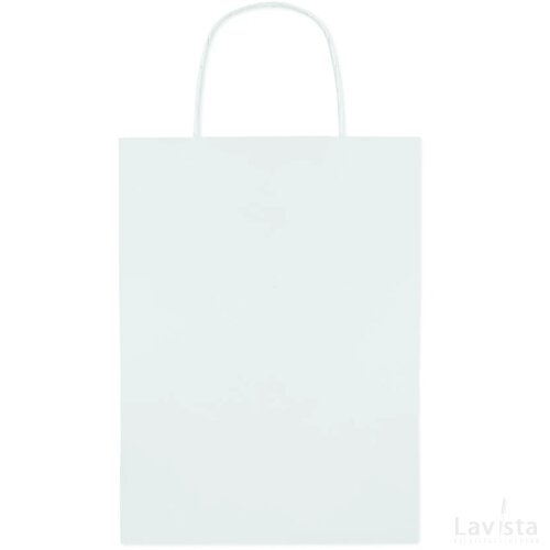 Papieren tas medium 150 gr/m² Paper medium wit
