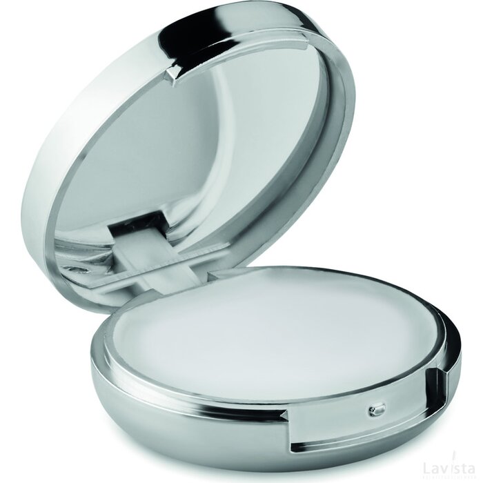 Lippenbalsem spiegel Duo mirror glanzend zilver