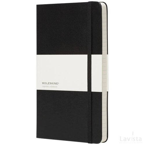 Moleskine Classic Hard Cover Large gelinieerd Zwart