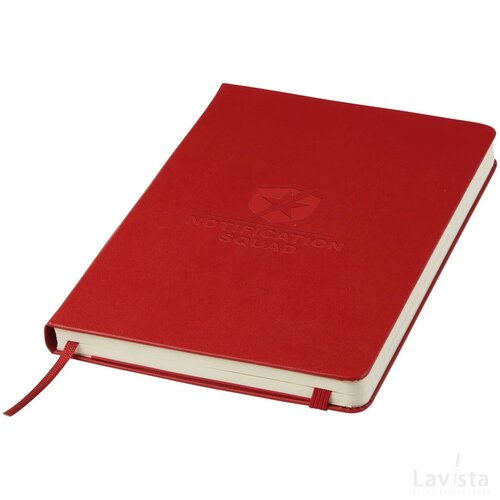 Moleskine Classic Hard Cover Large gelinieerd Scarlet Red Scarlet rood