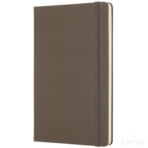 Moleskine Classic Hard Cover Large gelinieerd Earth Brown Aarde bruin
