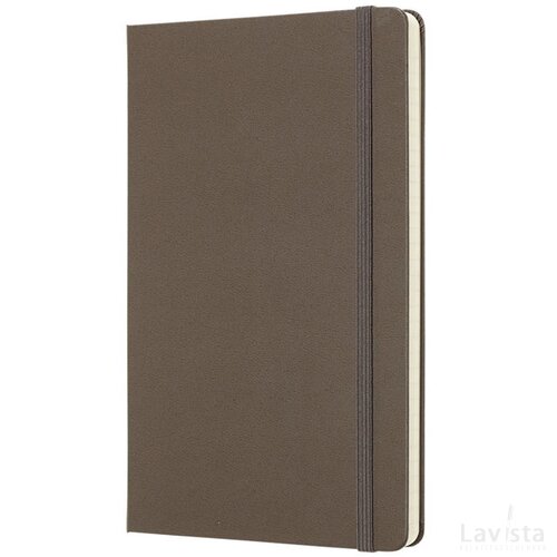Moleskine Classic Hard Cover Large gelinieerd Earth Brown Aarde bruin