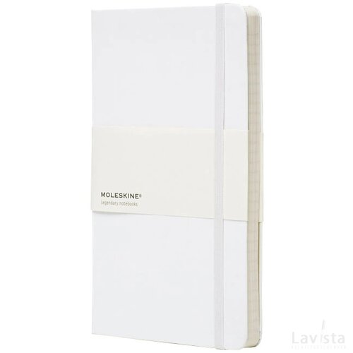 Moleskine Classic Hard Cover Large gelinieerd Wit