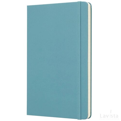 Moleskine Classic Hard Cover Large gelinieerd Reef Blue Rifblauw