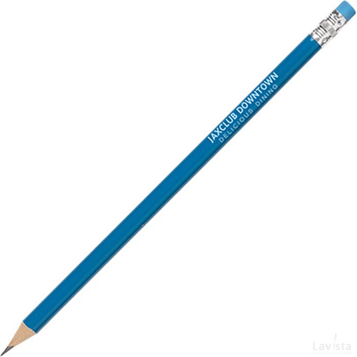 SABA potlood met gum en geslepen punt Peekay lichtblauw
