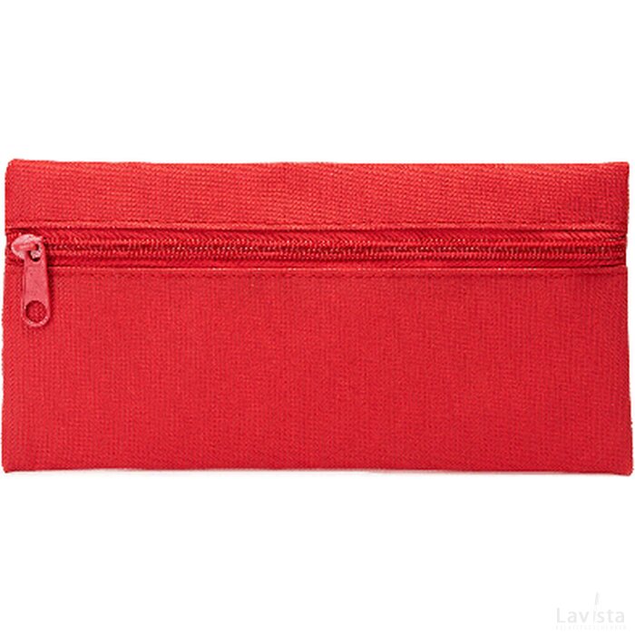Groot etui polyester 600D rood