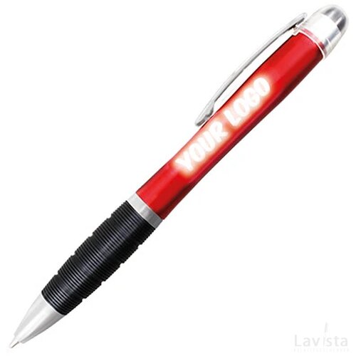 CAICOS balpen logo-lamp Peekay rood